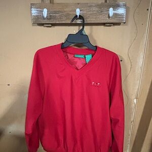 Liz Claiborne Women's Red V-Neck golf Jacket